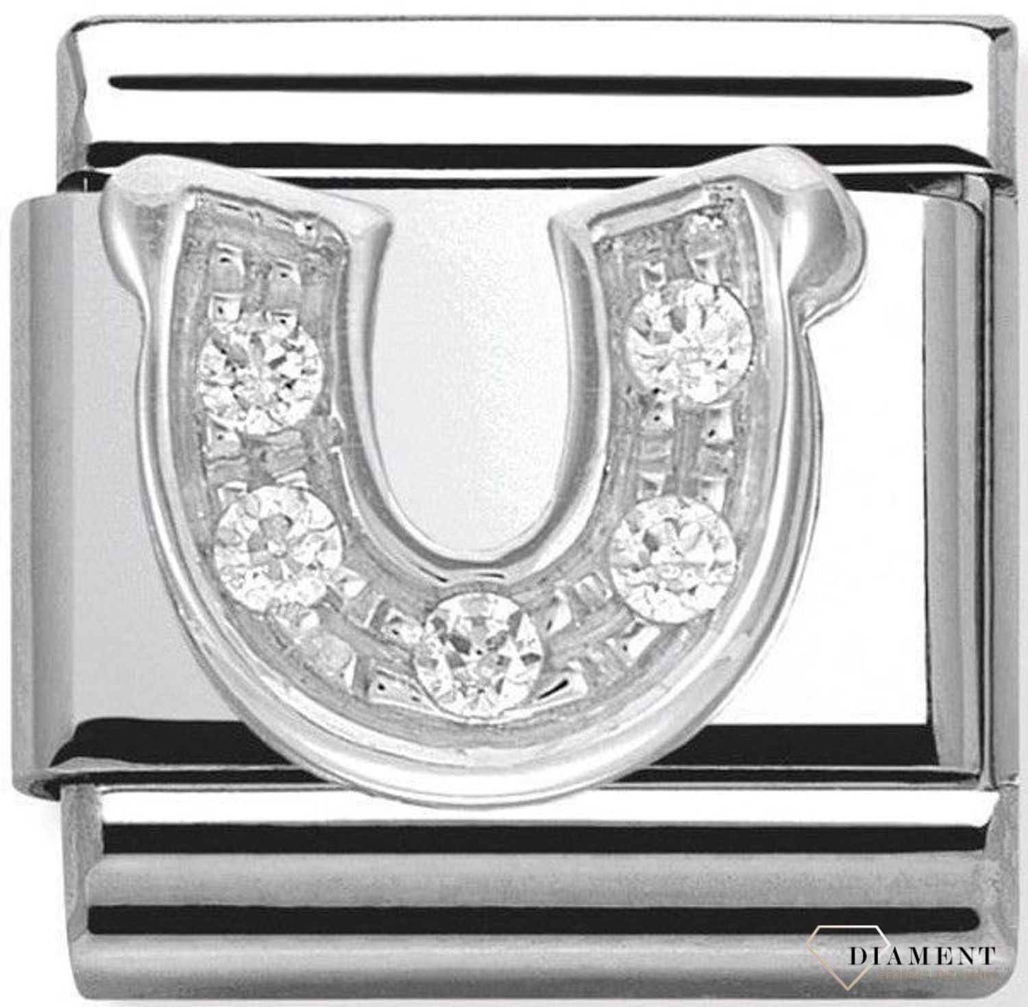 Nomination Link 925 zawieszka srebro 'Podkowa' 330304 06 biżuteria nomination nomination zawieszki nomination baza.jpg